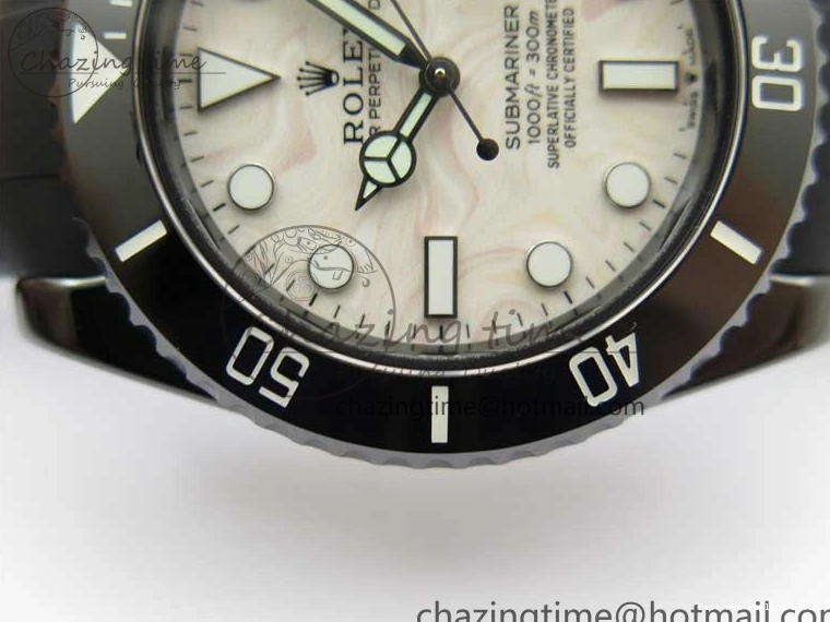 Best AAA Replica Sites Dial SA Strap Edition 2470 Cream Black 40mm 5GF Neat Rubber on Submariner Black Best Ceramic 1221